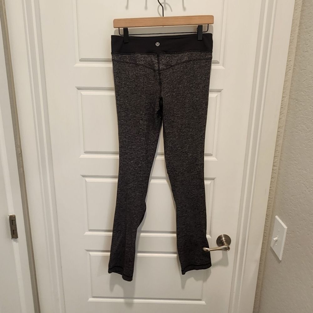 LULELEMON ATHLETICA Activewear Jacquard Leggings Size 8 - Picture 3 of 6